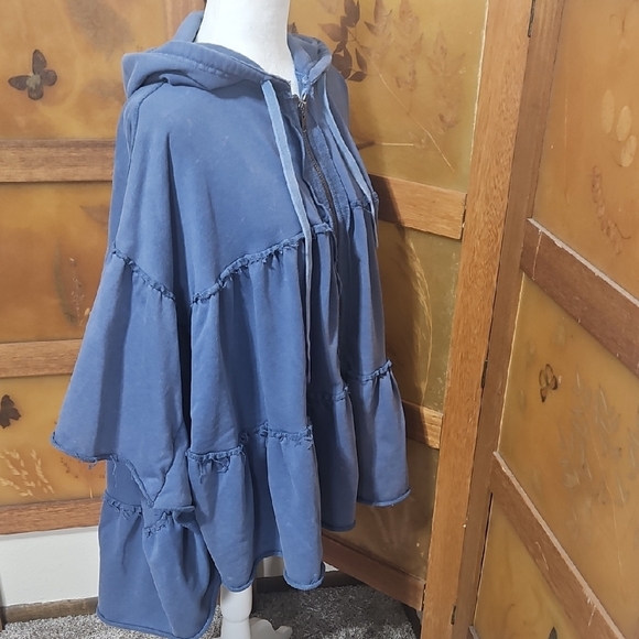 Oli & Hali Blue Hooded Sweatshirt - Picture 6 of 11